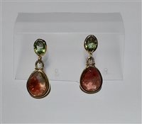 Pendientes Soprana Gioielleria Mujer in Oro Tormalina OG TORMALINE GOCCIA - OG TORMALINE GOCCIA